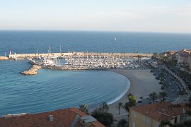 menton plages les sablettes